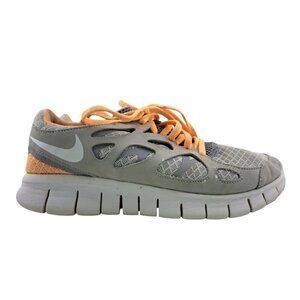 Nike Livestrong Free Running Shoes Gray Yellow 442164-001 Women's Size 6 - Flaw